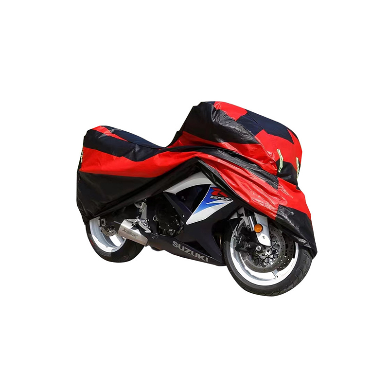 پوشش موتور سیکلت با فیلم آلومینیومی مطابق رنگ قرمز و مشکی